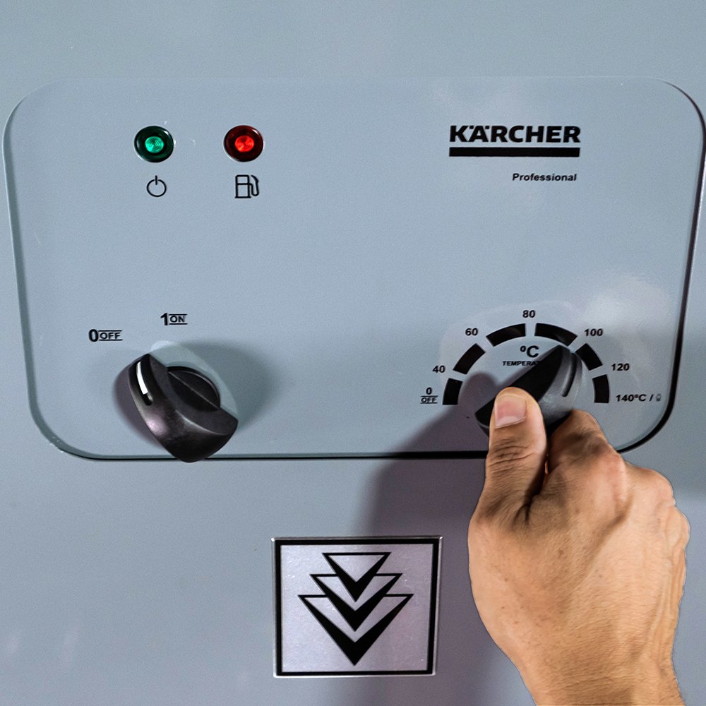 LAVADORA DE ALTA PRESSÃO KARCHER ÁGUA QUENTE HDS 8/15 CAGE NEW TRIFÁSICA 220/380 - Image 4
